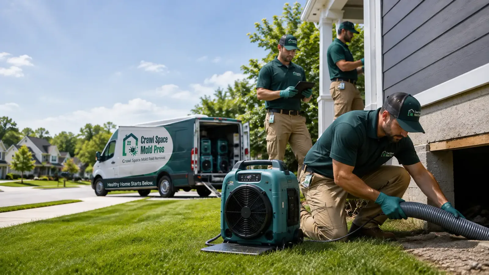 Crawl Space Mold Removal in Belmore, OH